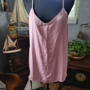 Hippie Rose Soft Pink Woven Tank